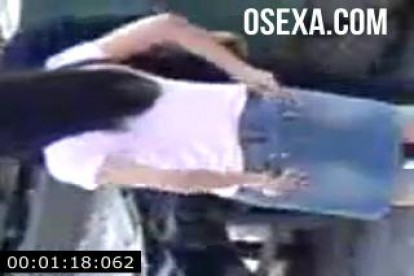Ko'chada o'zbek yoshlarining seks videosi